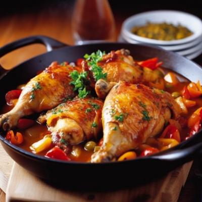 Poulet basquaise